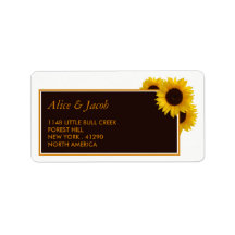 Rustige landelijke zonnebloemen - Floral Wedding