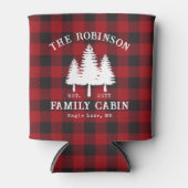 Rustige landengezinskool rode buffels blikjeskoeler (Voorkant)