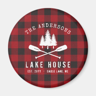 Rustige Landenmeer Boomboom Red Buffalo Magneet