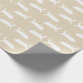Rustige Landkreis Moose Antlers Cadeaupapier (Hoek)