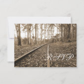 Rustige landspoorwegen RSVP-kaarten RSVP Kaartje (Achterkant)