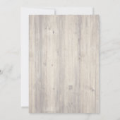 Rustige  lobby & wood Bachelorette Party Kaart (Achterkant)