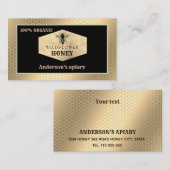  rustige logo bijen visitekaartje (Voorkant / Achterkant)