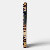 Rustige luipaard printhuid Naam toevoegen Case-Mate iPhone Case (Achterkant / Links)