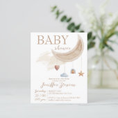 Rustige maan speelgoed boho baby shower budgetuitn (Staand voorkant)