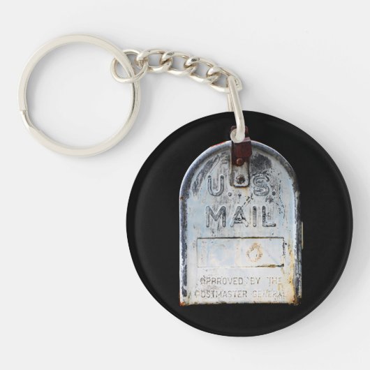 Rustige Mailbox Portret AcrylSleutelhanger Sleutelhanger (Voorkant)