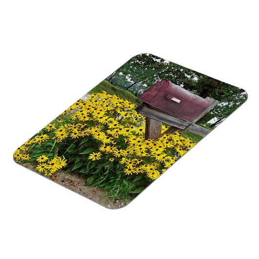 Rustige mailboxkunst magneet (Linkerzijde)