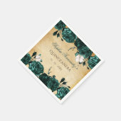 Rustige maraginesolfvlinder servet (Hoek)