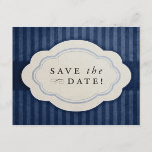 Rustige marine Blue Save the Dates Date