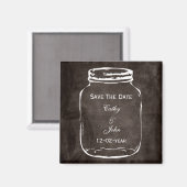 Rustige mason jar bruiloft met uitzondering van de magneet (Voorkant / Achterkant)