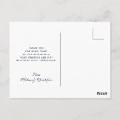 Rustige melk kan met tarwe en bloemen Dank je Briefkaart (Achterkant)