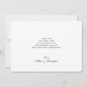 Rustige melk kan met woeste en bloemen bedankkaart (Achterkant)