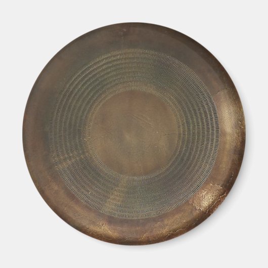 Rustige metalen magneet (Voorkant)