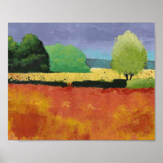 Rustige middag kunstprint poster