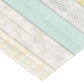 Rustige mint & gele boho Geometrische matige hoeve Tafelkleed (Gekanteld)