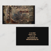 rustige  mode western land visitekaartje (Voorkant / Achterkant)