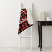 Rustige Moose Buffalo Check Lumberjack Pset Sherpa Deken (In situ)