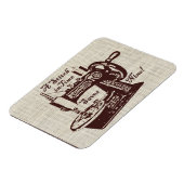 Rustige  naaimachine magneet (Linkerzijde)