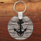 Rustige Nacutical ANCHOR + ROPE | Sleutelhanger (Voorkant)