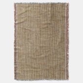 rustige natuur burlap deken (Voorkant Verticaal)