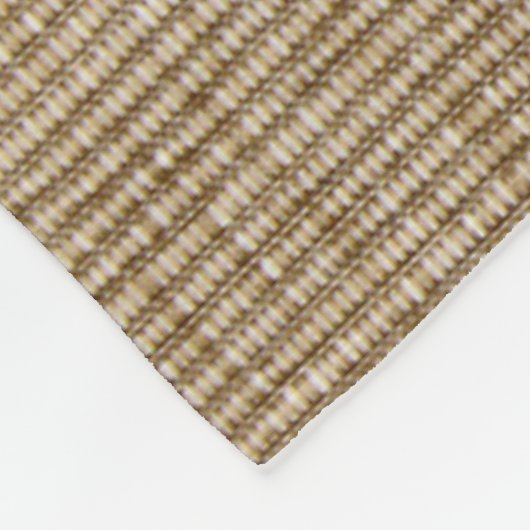 rustige natuur burlap fleece deken (Hoek)