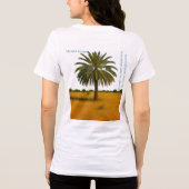 Rustige natuur fluistert rust in elke ademhaling Tri-Blend shirt (Achterkant)