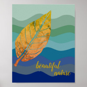 Rustige Natuur Love Art Paint Poster
