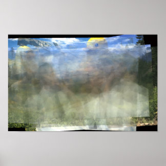 Rustige natuurprintposter poster