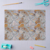 Rustige natuursteenmozaïektegels tissuepapier (Craft)