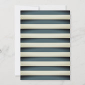 Rustige Nautical Lighthouse Beach repesal Dinner Kaart (Achterkant)