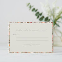 Rustige neutrale aardbevingen in Floral Boho minim
