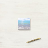 Rustige Oceaangezicht Post-it® Notes (Op bureau)
