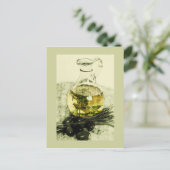 rustige olijfolie - briefkaart (Staand voorkant)