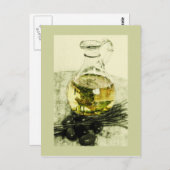 rustige olijfolie - briefkaart (Voorkant / Achterkant)