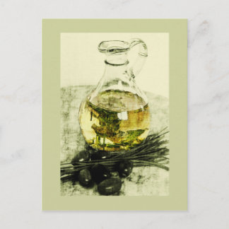 rustige olijfolie - briefkaart