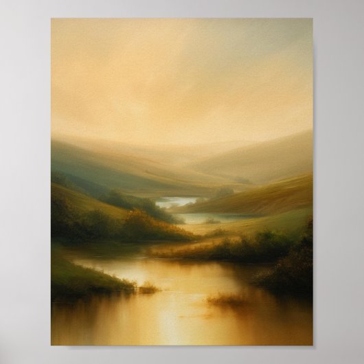 rustige omhelzing poster (Voorkant)