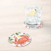 Rustige onderzetter van krabboil, floreel zeevruch (Insitu)