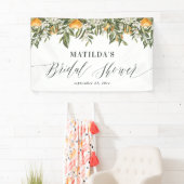 Rustige oranje botanische vrijgezellenfeest van ci spandoek (Insitu)