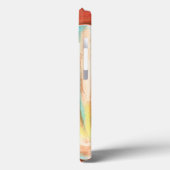 Rustige Oranje zeeschelpen Case-Mate iPhone Case (Achterkant / Links)