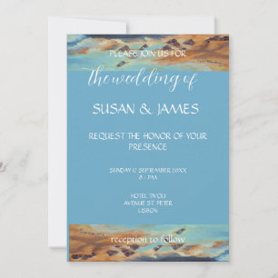 Rustige oude roeiboot op stiits Uitnodiging