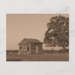 Rustige oude schuur briefkaart