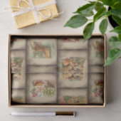 Rustige Oude Wereld kerstkledij Tissuepapier (Geschenk)