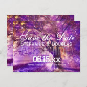 Rustige Paarse eikenboom sparen de Briefkaarten Da (Voorkant / Achterkant)