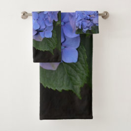 Rustige Paarse Hydrangea macrophylla Bad Handdoek