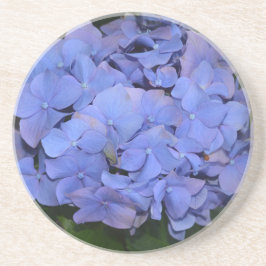 Rustige Paarse Hydrangea macrophylla Zandsteen Onderzetter