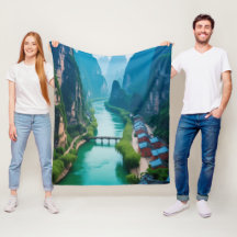 Rustige paden gooien - Emerald Waters & Mountain