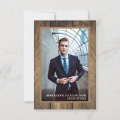 Rustige partij met drie foto's kaart (Achterkant)