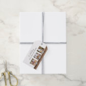 Rustige PASSEN GETROUWD van het Monogram van de Fo Cadeaulabel (Met Touw)