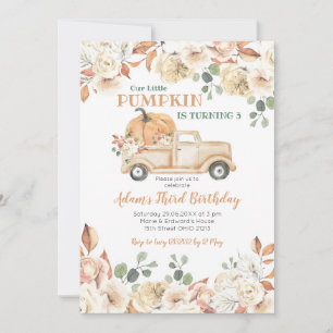 Rustige Peach Truck Pumpkin wordt 3 dagen gedraaid Kaart