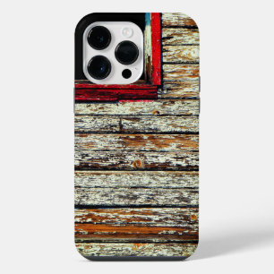 Rustige Peeling Wooden Wall iPhone 14 Pro Max Hoesje